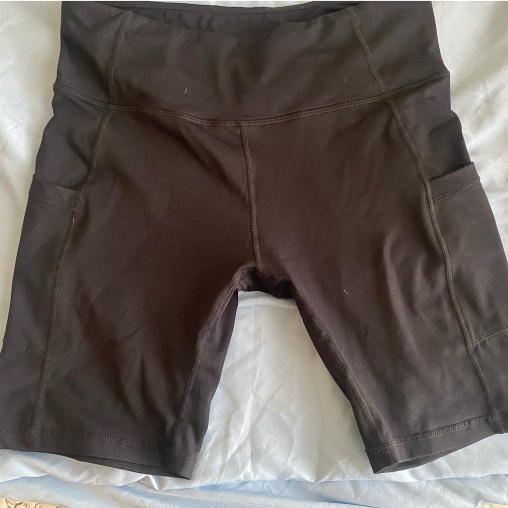 Black biker shorts